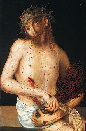 Bild: "Der Schmerzensmann", Gemälde von Lucas Cranach d.Ä